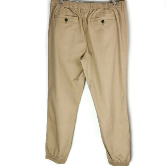 Amazon Essentials Slim Khaki Pants Elastic Cuffs L - Picture 2 of 7